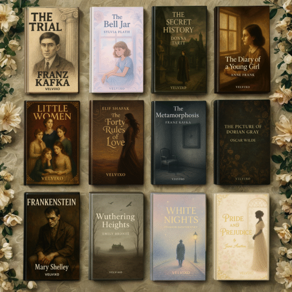 VELVIXO Classics: 15 Must-Read Books for Every Bookshelf